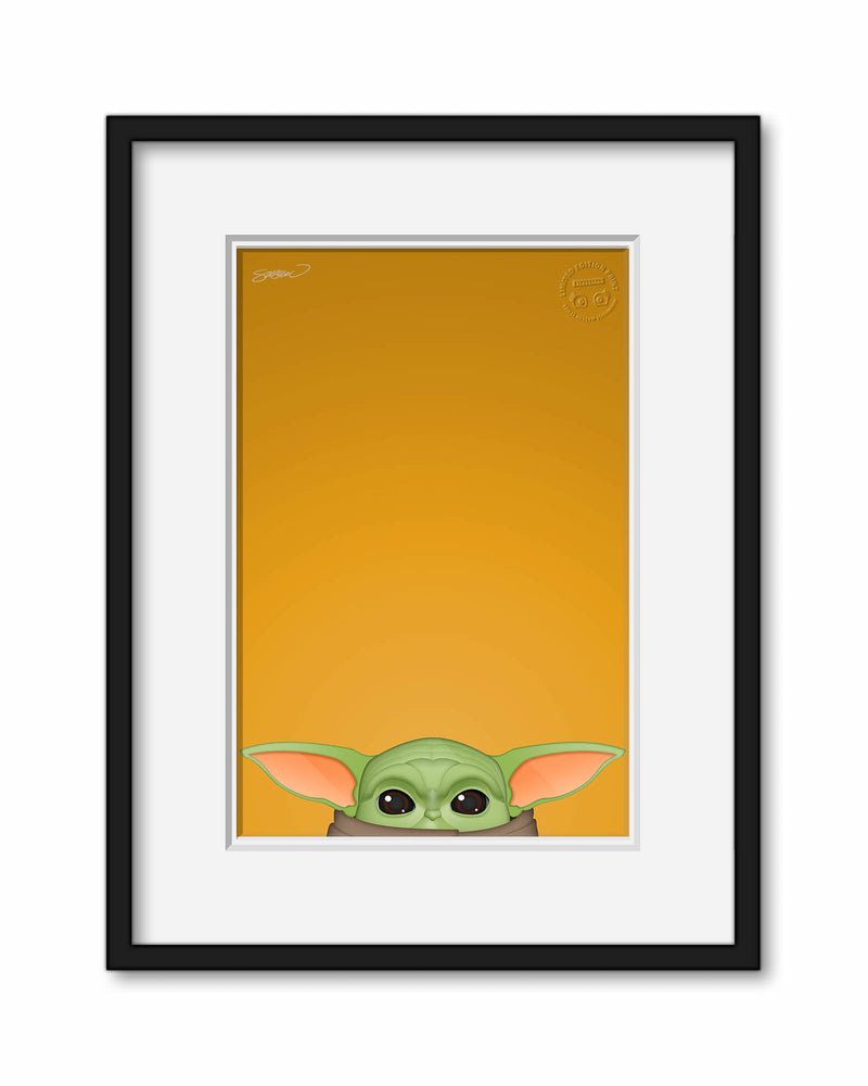 Lui conversie Wirwar Minimalist Baby Yoda Fine Art Print Star Wars - S. Preston – S. Preston Art  + Designs