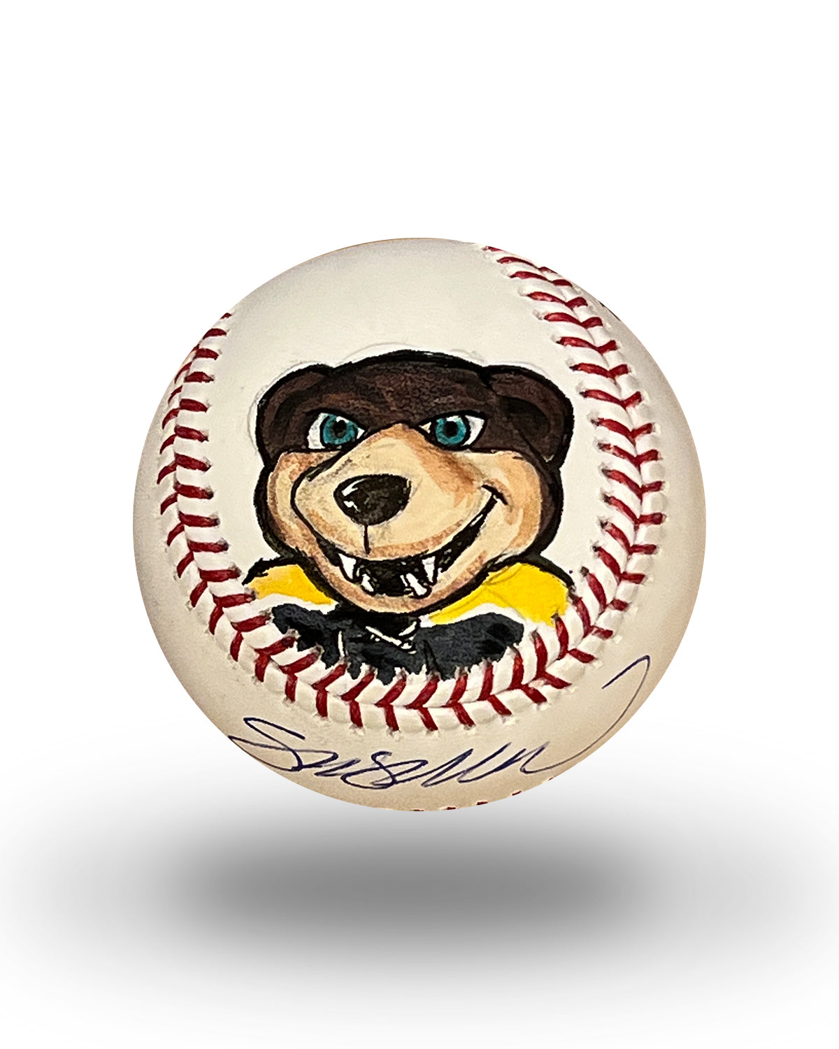 Orbit Hand-Painted Baseball Art