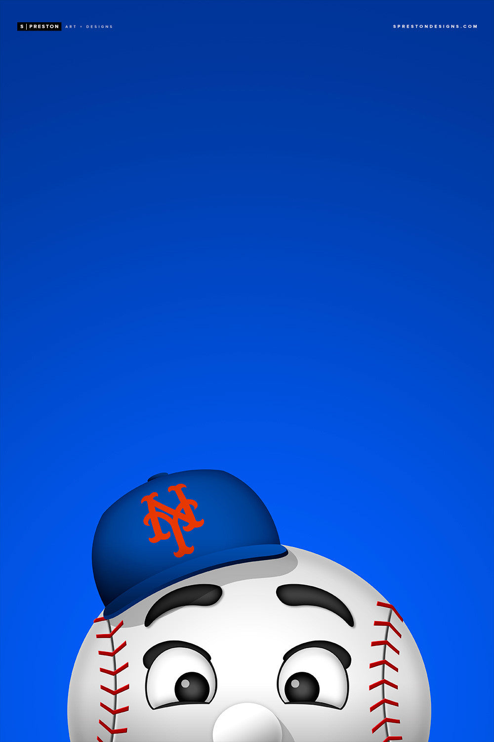 New York Mets – tagged "minimalist-mascot" – S. Preston Art + Designs