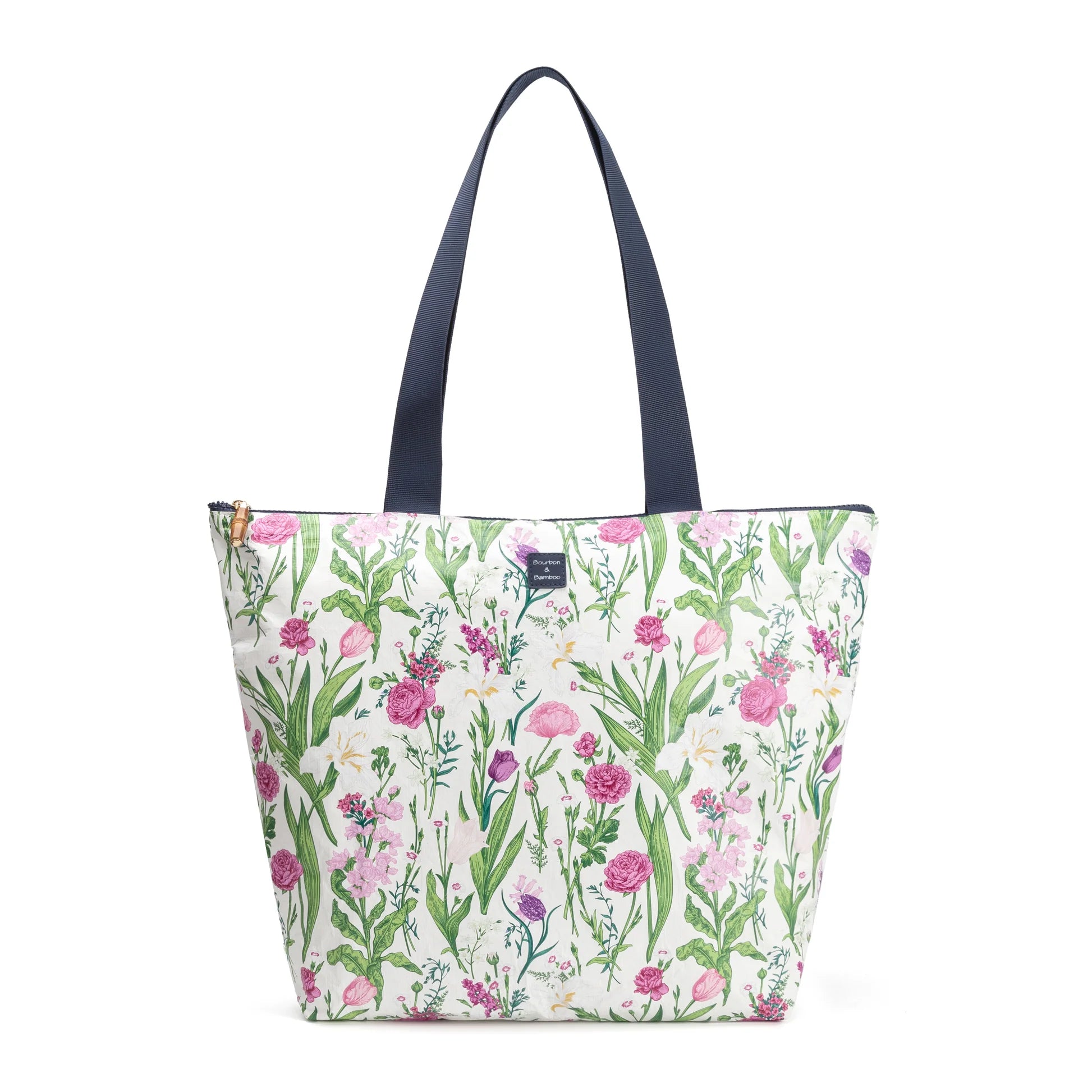 Bourbon & Bamboo Tote Worthy-Spring Floral