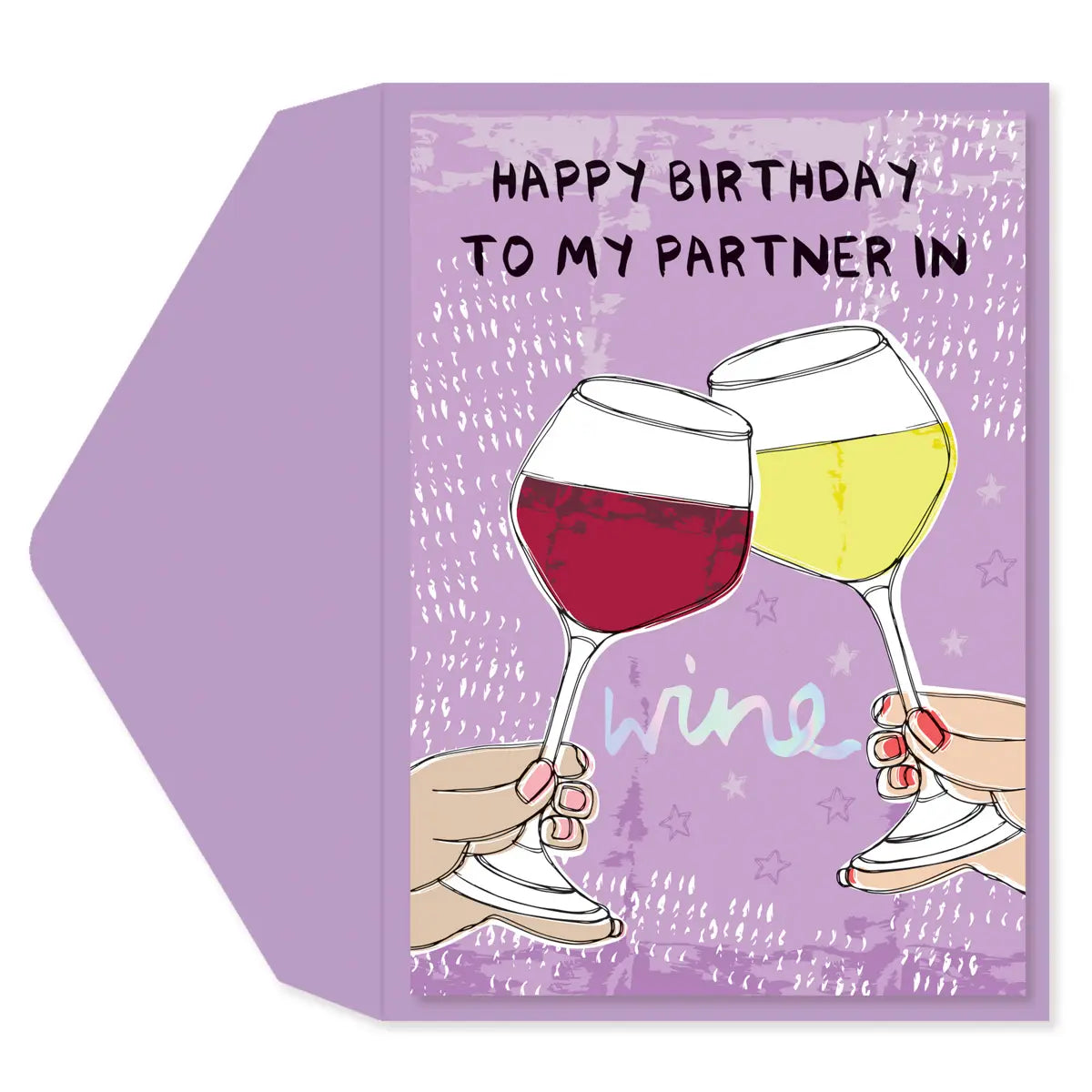 Greeting Card Birthday Wine