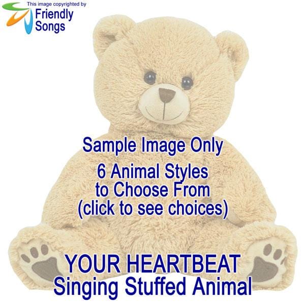 heartbeat plush animals