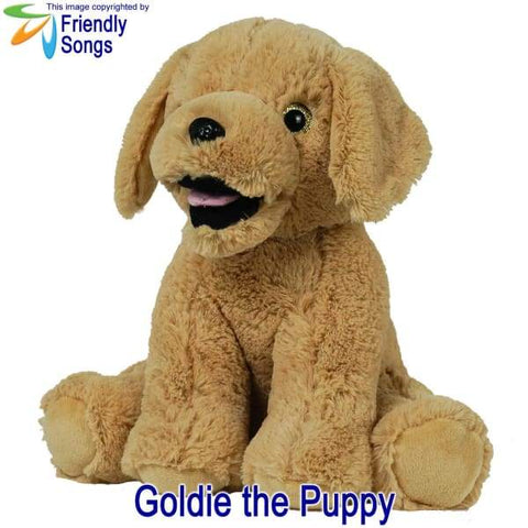 stuffed animal dog with puppies inside