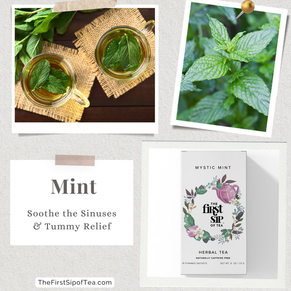 A refreshing image featuring Mint Tea, a healthful infusion known for its invigorating properties. Steaming cup filled with aromatic mint leaves, highlighting digestive support and soothing qualities. Embrace the revitalizing goodness of Mint Tea for a refreshing and wellness-promoting beverage