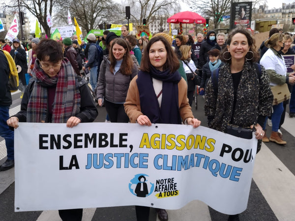 Climate justice march in France