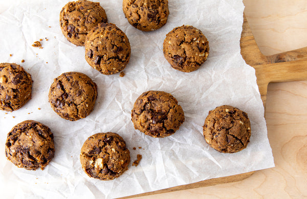 Pumpkin Spice Chocolate Chunk Cookies