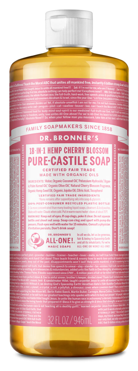 Cherry Blossom - Pure-Castile Liquid Soap