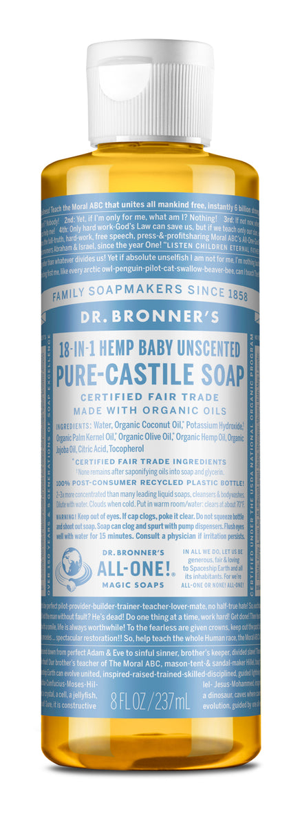 Unscented - Pure-Castile Liquid Soap