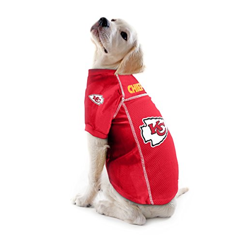 : Pets First KCC-4145-SM Kansas City Chiefs Mesh Jersey : Pet  Supplies