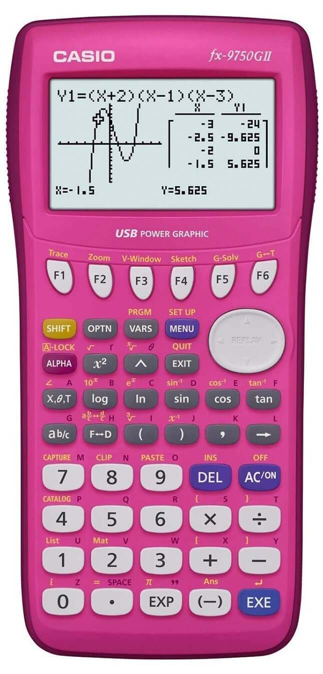 kompas binde gå Casio FX-9750GII Graphing Calculator - Pink, Refurbished