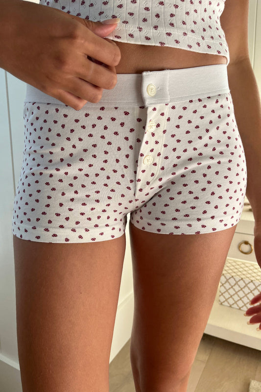 White cotton shorts Brandy Melville White size S International in Cotton -  14878920