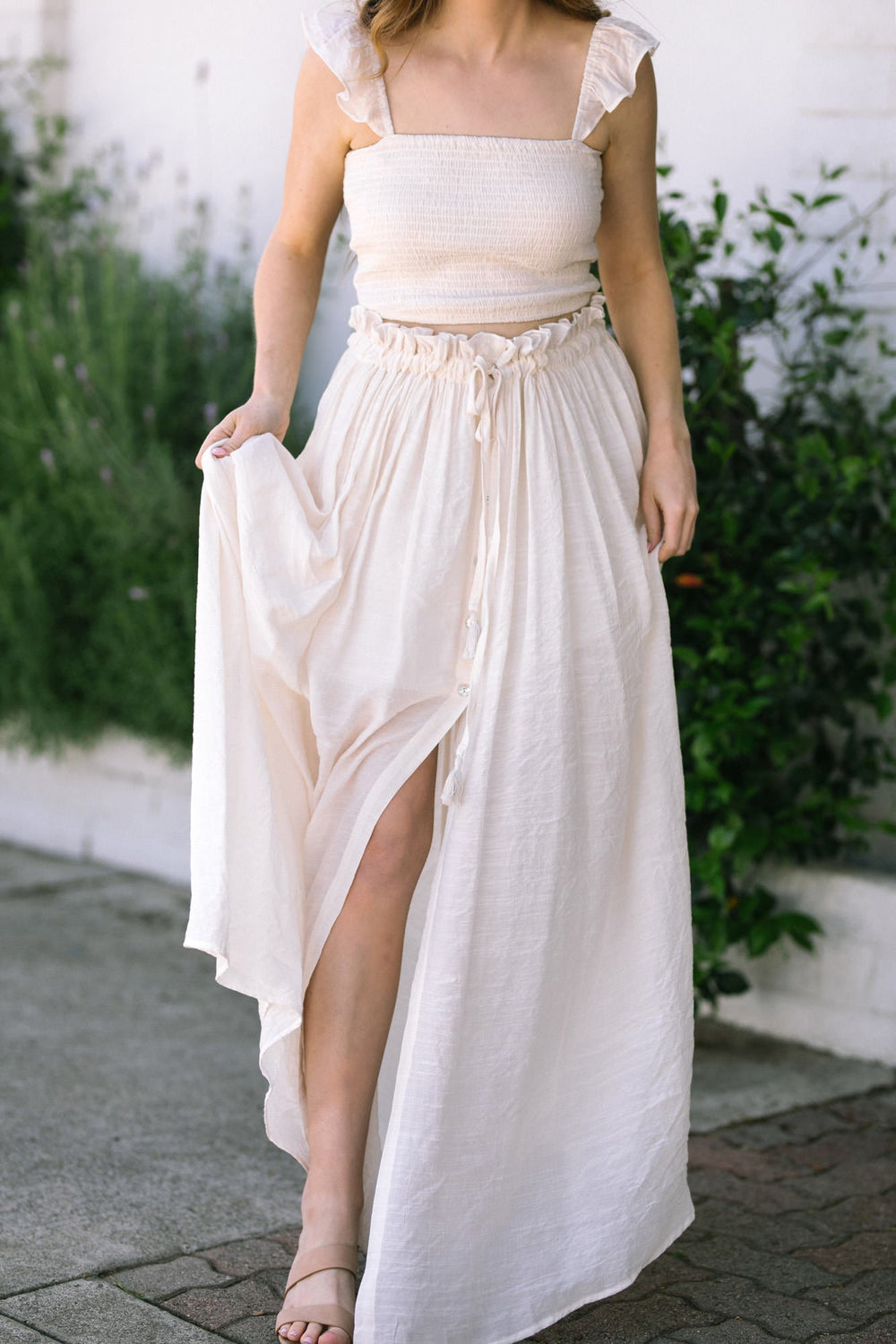 Daisy Tiered Maxi Skirt - Morning Lavender Boutique Skirts