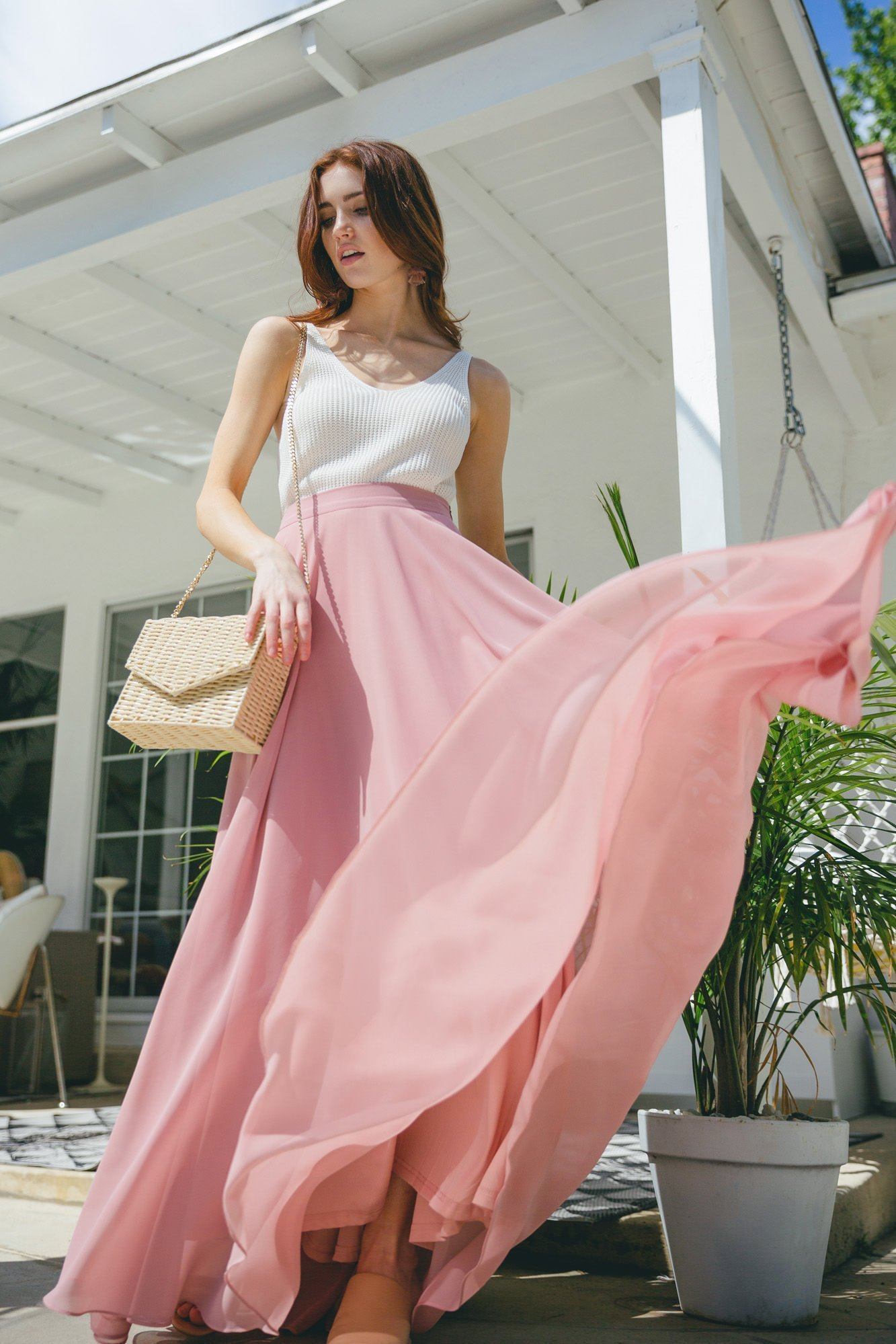 amelia full maxi skirt