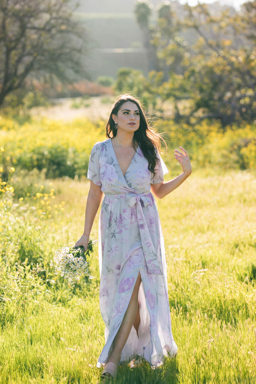Flowy Maxi Dress - Cassidy - Morning Lavender Online Boutique