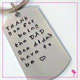 Keychain or Golf Bag Tag for Dad