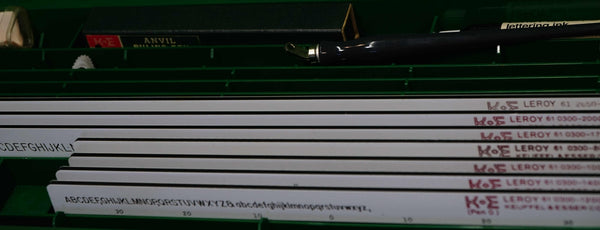 K&E Leroy Lettering Set and Ink Pen