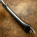 Fileworked Spine UK Custom Hatchet Knife