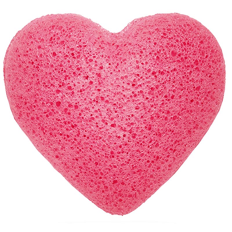 Picture of Konjac Heart Sponge-Rose