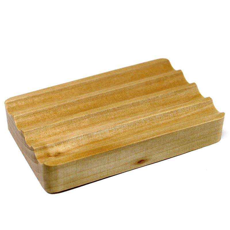 Picture of Groovy Hemu Wood Soap Dish