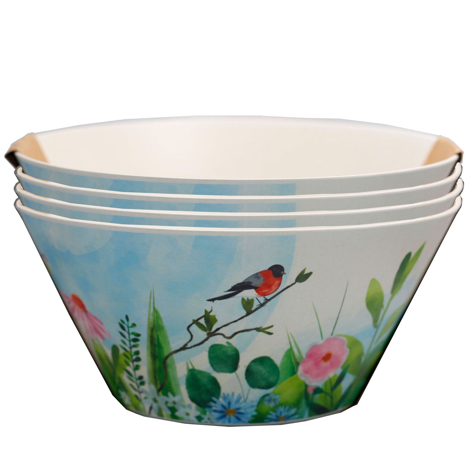 Picture of Bamboo Reusable Bowl Set-Botanical Gardens