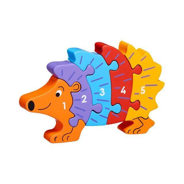 Picture of Number Jigsaw Puzzles 1-5 hedgehog