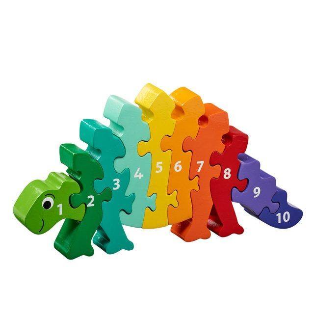 Picture of Number Jigsaw Puzzles 1-10 dinosaur