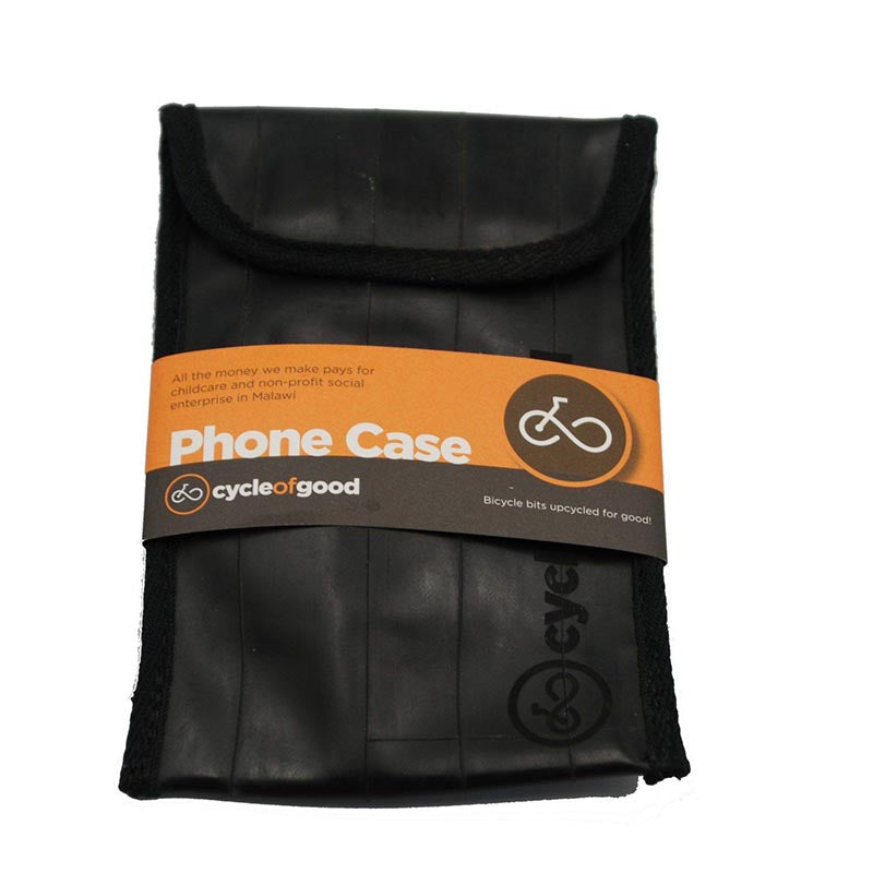 Picture of Upcycled Bicycle Inner Tube Phone Case- The Kucheza