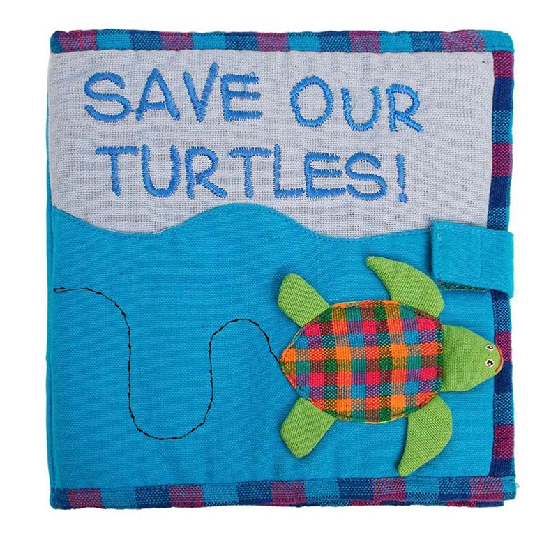 Picture of Cloth Play Book save our turtles