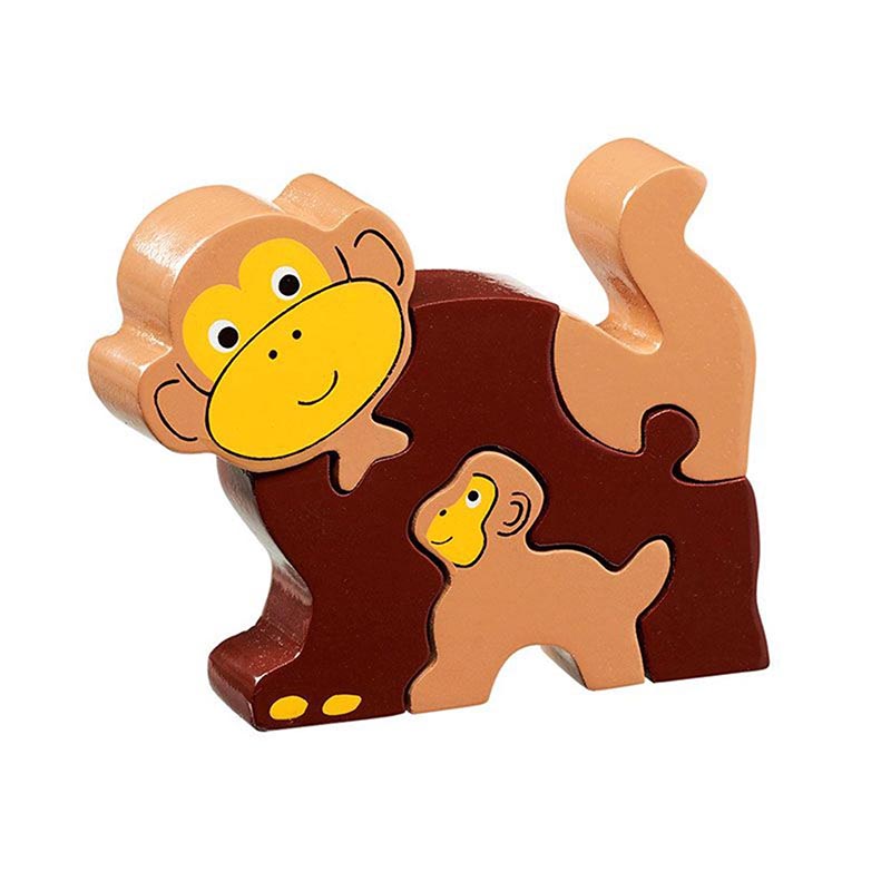 Picture of Simple Jigsaw Puzzle - Monkey & baby