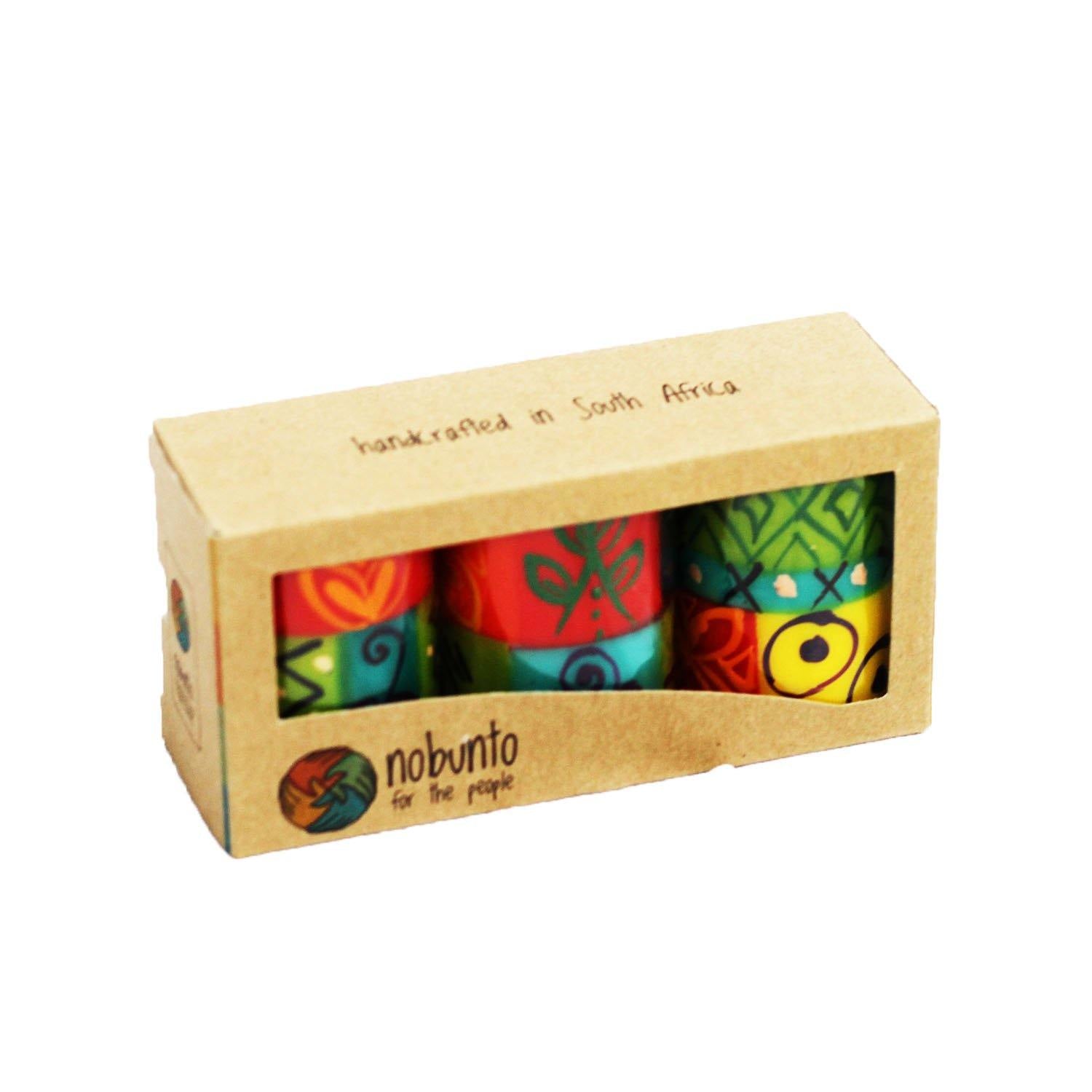 Picture of Hand Painted table candles, 3 pack, Matuko