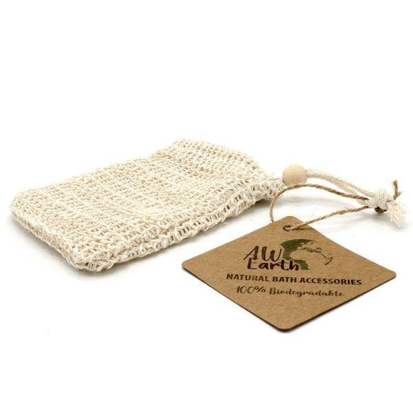 Picture of Natural Soap Bag - Washed Jute