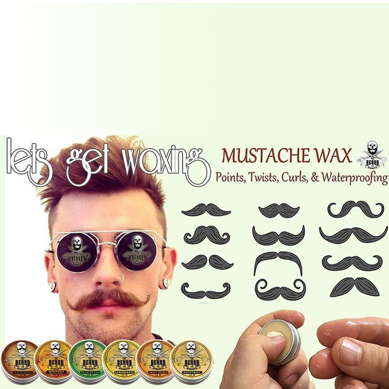 Picture of Strong Hold Moustache Wax Eucalyptus