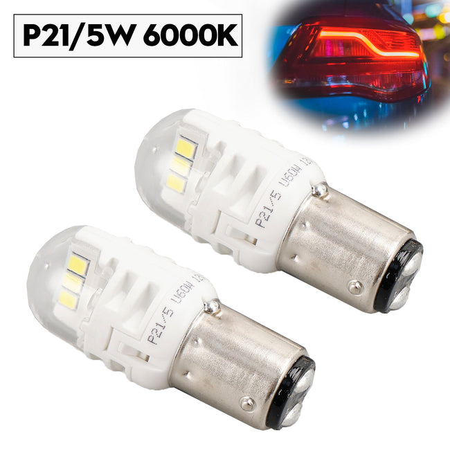 2x P21/5W LED Ultinon Pro6000 WEISS - Philips - 11499CU60X2