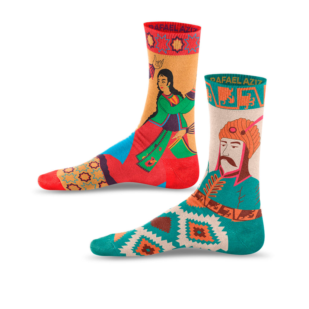 Mariam Khan colorful Designer Socks