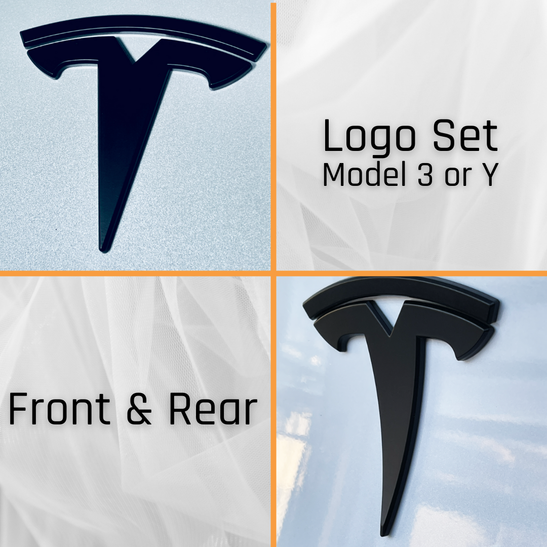 Tesla Motors logo embroidery design