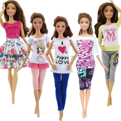 Fashion Outfit Daily Casual Barbie Doll Accessories