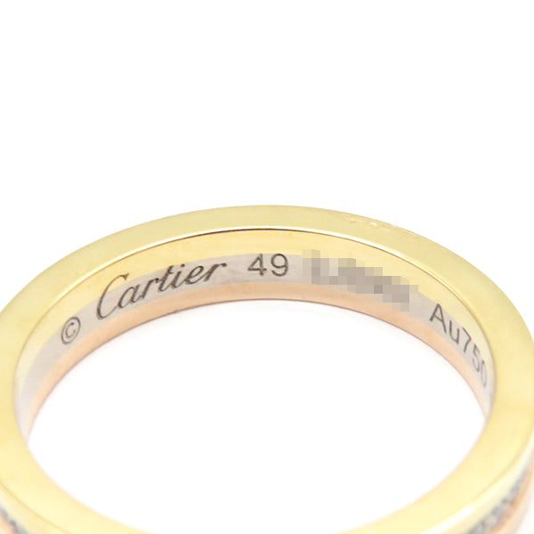 ☆セール30％OFF☆ Cartier カルティエ 49号 K18YGウェディングリング