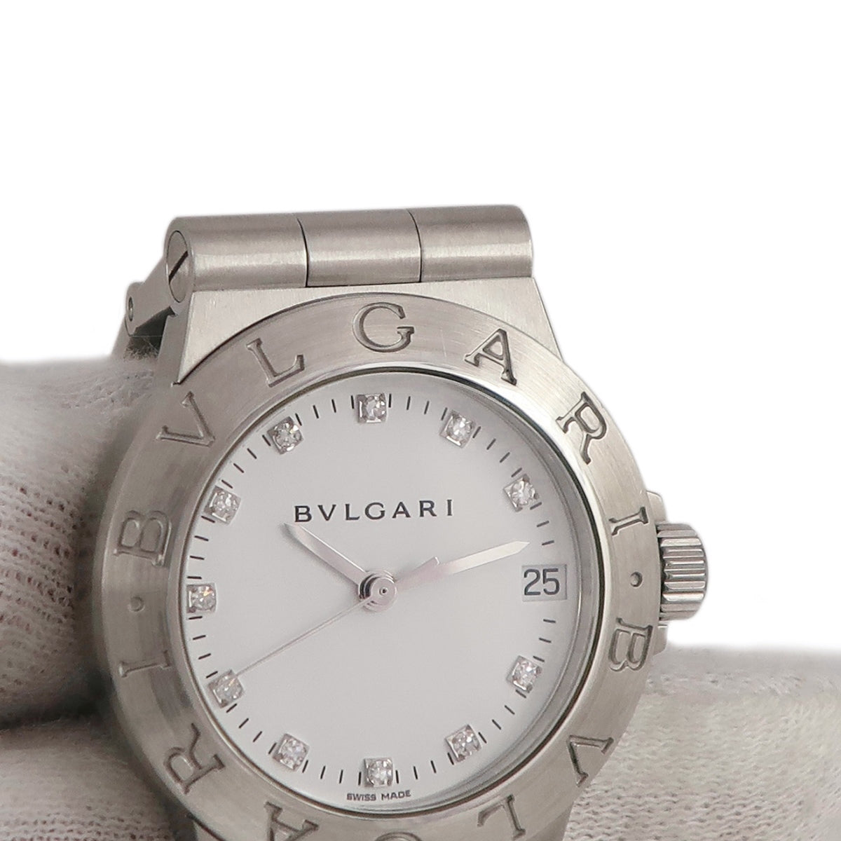 BVLGARI ディアゴノ スポーツ ダイヤ LCV29S 腕時計-