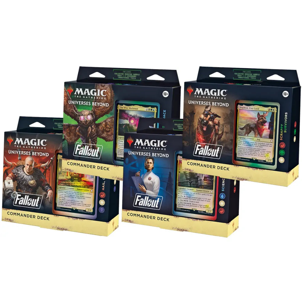 Magic: The Gathering - Fallout Commander Deck (Set of 4)