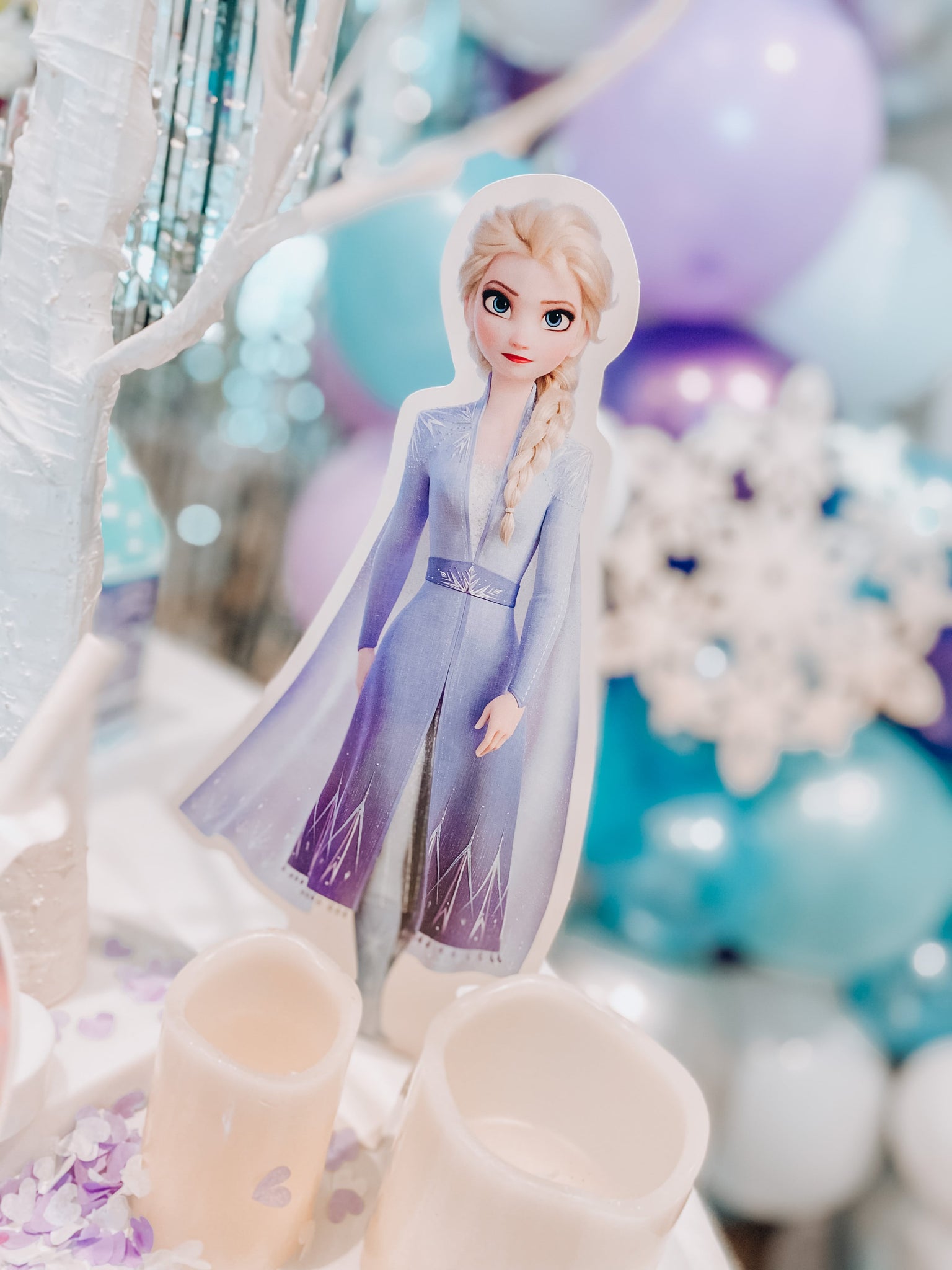 Frozen Centerpiece Elsa Anna - Magical Printable