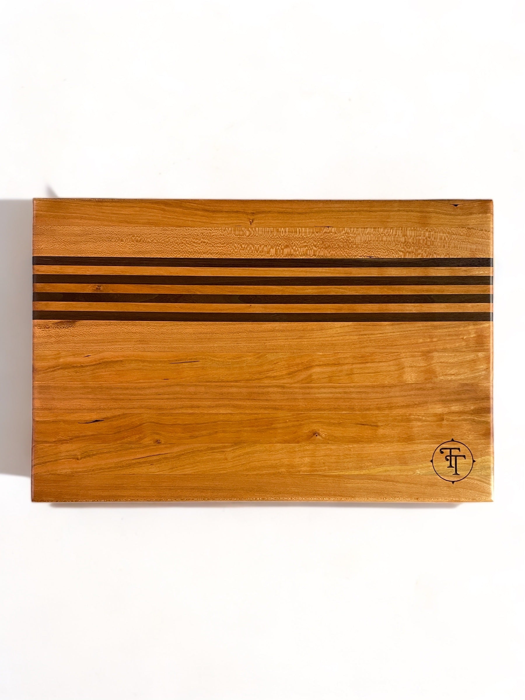 Striped Maple Monogram Hardwood Cutting Board – Mach Crafts