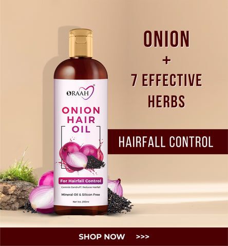Oraah onion hair oil for all types of hair