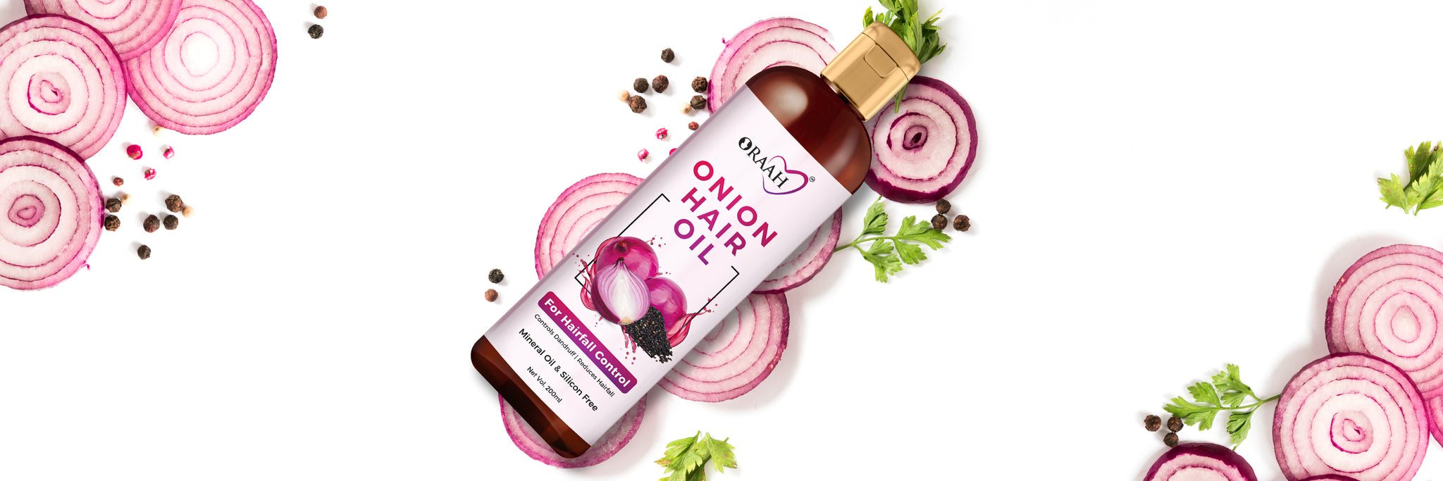 Onion Hair oil for Hair growth