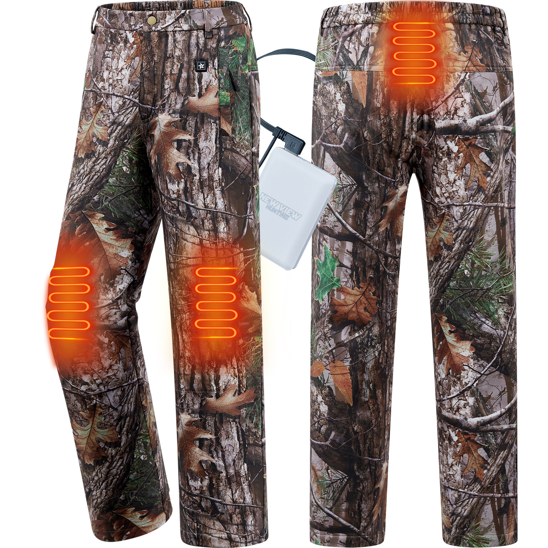 Men's Heated Pants - Tree Camo – New View Hunting