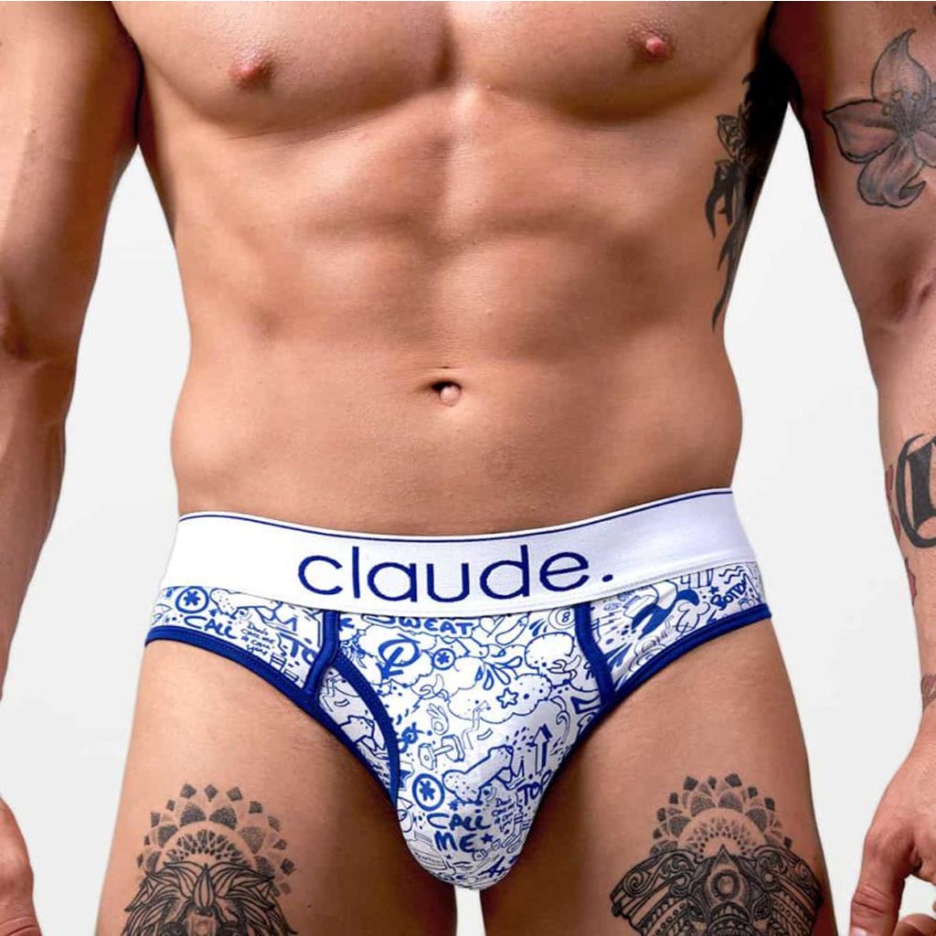 Project Claude: D*ck Print Classic Brief – DSUnderwear