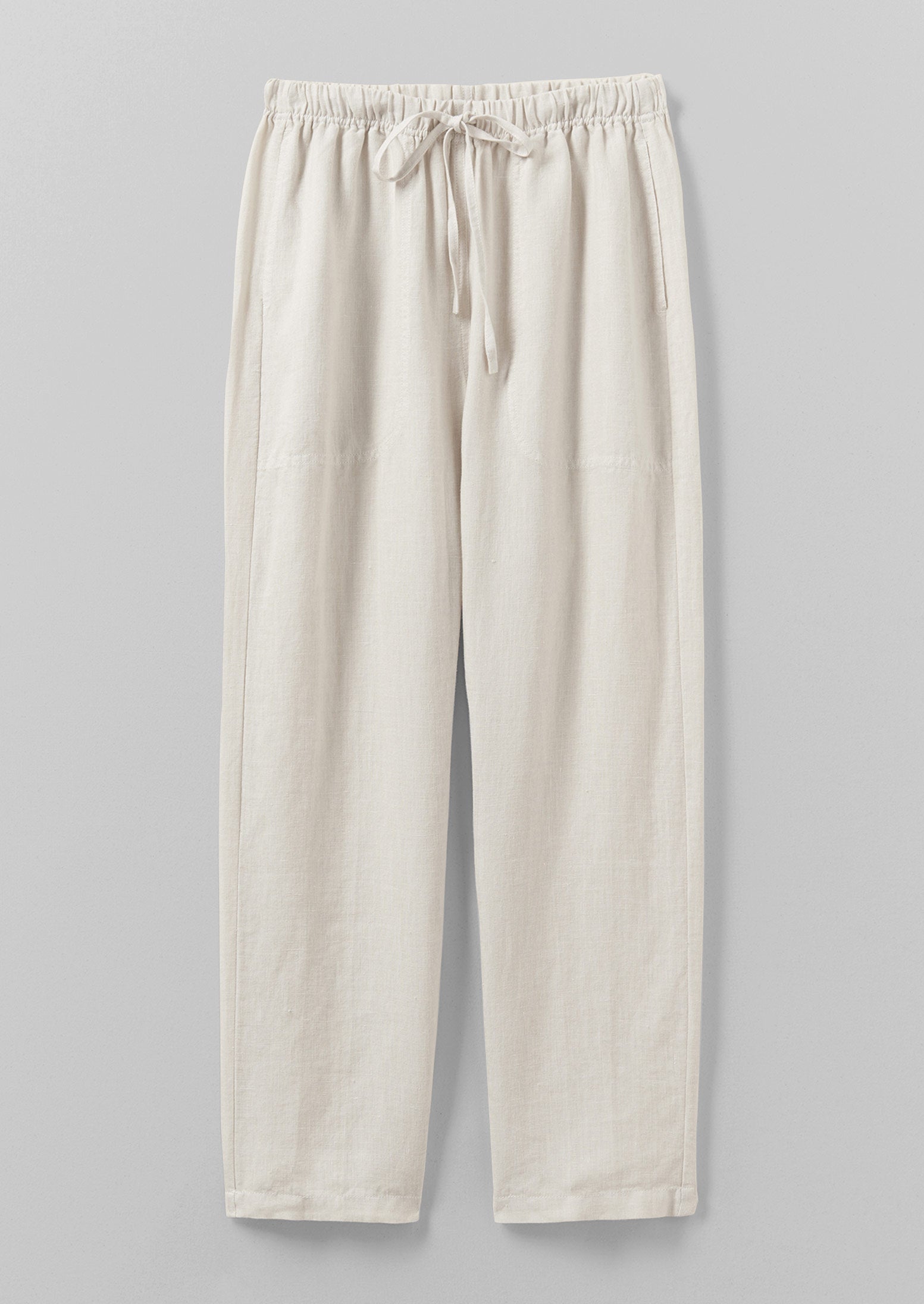 Panelled Linen Trousers | Oat | TOAST