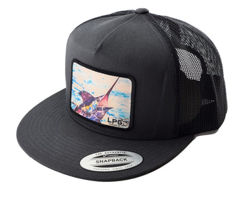 LPG Apparel Co. Mark Ray Bill Buster Marlin Classic Snapback Flat Brim –  Lobo Lures