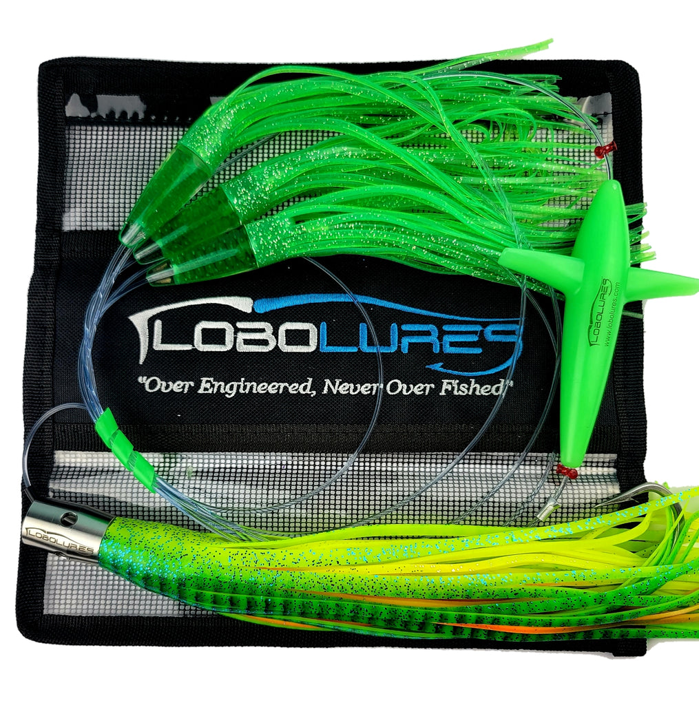 Lobo Lures #219 Green Tuna Machine Bullet Daisy Chain