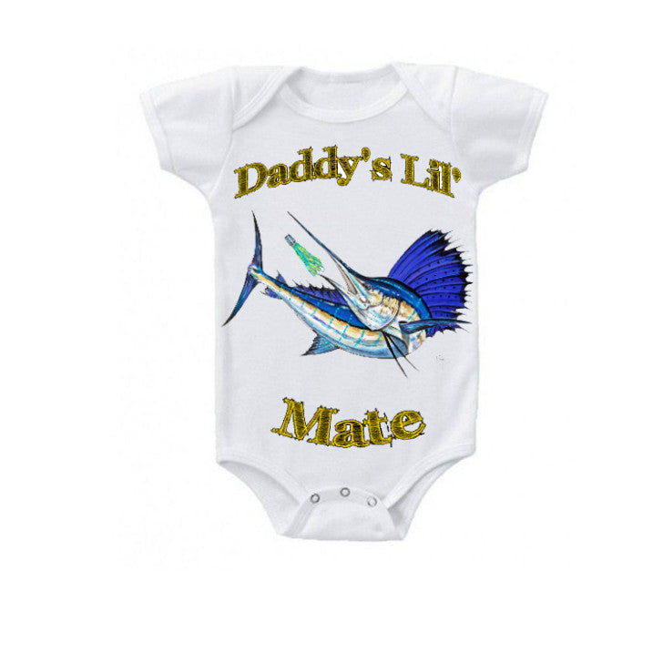 Baby Onesie Mark Ray Born To Fish 0-18 months – Lobo Lures