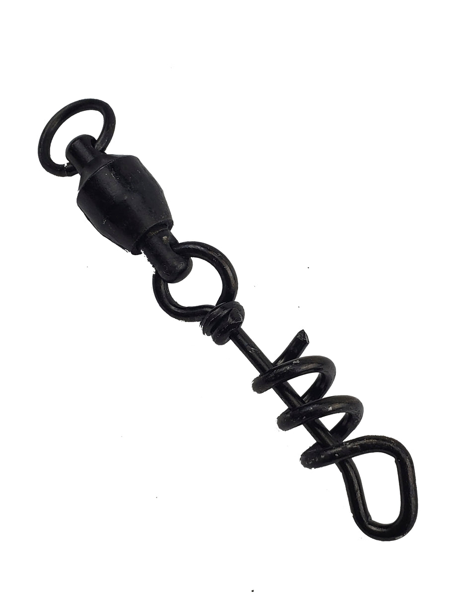 Lobo Lures 450lb Quick Release Heavy Duty Dredge Corkscrew Swivel